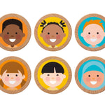Melissa & Doug GO Tots Wooden Roll & Ride Bus with 3 Disks School Bus Toys for Babies and Toddlers - FSC-Certified Materials
