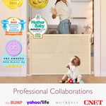Momcozy Retractable Baby Gate, 33" Tall, Extends up to 55" Wide, Child Safety Baby Gates for Stairs, Doorways, Hallways, Indoor, Outdoor