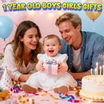 Gigilli Baby Bath Toys, Magnetic Rechargeable Bath Toys for Kids Ages 1-3, Toddler Bathtub Pool Water Table Toys Sprinkler, 1 Year Old Boy Girl Gifts, Light Up Whale Bath Toy for Babies 6-12-18 Months