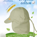 FURTALK Baby Sun Hat UPF 50+ UV Ray Sun Protection Cotton Toddler Hats for Boys Girls Green