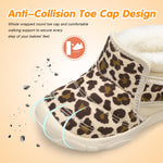 QFH Baby Winter Shoes Infant Shoes Infant Boot Boy Boot Baby Winter Snow Boots Leopard 2.5-3 Years Toddler