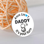 Baby Decision Coin for New Mom Dad Baby Pregnancy Gifts Parent to Be Gifts for Women Men Valentines Day Gifts for Birthday Gift for Newborn Boy Girl First Time Fathers Mothers Day Gift Double-Sided