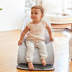 Ergobaby Evolve 3-in-1 Bouncer, Adjustable Multi Position Baby Bouncer Seat, Fits Newborn to Toddler, Light Grey