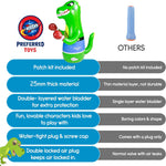 Inflatable Dinosaur Punching Bag for Kids – Bop Bag for Toddlers and Children Ages 3-14 – 47" Blow Up Toy with Bounce-Back Action – Fill Base with Sand or Water