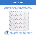 Delta Children 100% Cotton Flannel Baby Receiving Blankets for Girls and Boys – 30x30 Inches (Pack of 2), Safari Friends