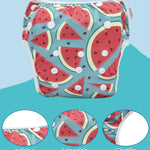 ALVABABY Swim Diapers 3pcs Baby & Toddler Snap One Size Reusable Adjustable Baby Boys' Swim Diapers for Swimming Lessons 3SWY66A