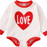 Baby Girl Boy Crewneck Sweatshirt Long Sleeve Romper Oversized Sweater Bodyusuit Pullover Tops Clothes