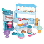Learning Resources Swirly Scoops Ice Cream Shoppe - Play Food Cones, Pretend Play Kitchen Playset, Preschool Toys, Gifts for Boys and Girls