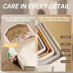 IcyByte Baby Foldable Kids Bathtub for Infants to Toddler with Non-Slip Base,Easy Storage,Perfect for Small Spaces,White