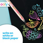 Ooly Scented Tutti Fruitti Color Changing Gel Pens Set of 6-1.00mm NIB, Color Changing as you Write, Pens for Kids and Adults, Art and Stationery Supplies