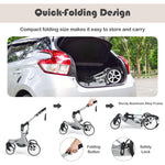 BABY JOY 2-in-1 High Landscape Baby Stroller, Reversible Bassinet Reclining Stroller, Foldable Push Chair w/Adjustable Canopy, Storage Bag, Foot Cover, Rain Cover & Net, Aluminum Alloy Frame (Gray)