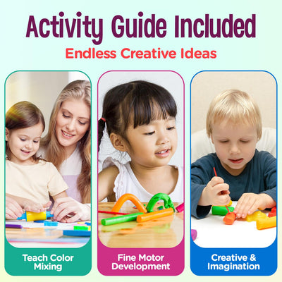 Hygloss Play Modeling Dough - 1lb. - Easter Basket Stuffer - Unscented Dough - Safe & Non-Toxic for Kids Arts & Crafts - Party Favors - Classroom Supplies, Lime Green