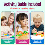 Hygloss Play Modeling Dough - 1lb. - Easter Basket Stuffer - Unscented Dough - Safe & Non-Toxic for Kids Arts & Crafts - Party Favors - Classroom Supplies, Turqoise