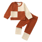 Baby Girl Outfits Infant Clothes Brown Long Sleeve Shirt Cute Tops Sweatpants Casual Pants 2 Piece Set 6 9 12 Month Baby Clothes Kids Girl Clothing