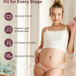 Momcozy Maternity Underwear for Women | Pregnancy Postpartum Panties | Under the Bump Bikinis | One Size