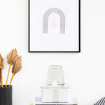 Ubbi Tabletop Diaper Caddy, Diaper Storage, Caddy Organizer, Stores Baby Diapers, Wipes & Baby Accessories, White