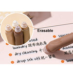 MOZXIRZ 4 Pcs Cute Cat Erasable Pens Retractable Pens Erasable Gel Ink Pens Cartoon 0.5mm Point Black Ink Pen Kawaii Writing Pen Office School Supplies Women Girls Boys (Cat-Black Ink)