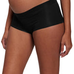GAP Women's Maternity Organic Cotton Shorty TRUE BLACK Medium