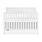 Dream On Me Avery 5-in-1 Convertible Full-Size Baby Crib in White, Converts to Toddler Bed, Daybed & Full-Size Bed, 3 Adjustable Mattress Heights, Greenguard Gold & BSA Certified