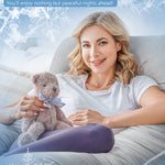 Meiz Pregnancy Pillows, Cooling Silky Pregnancy Pillows for Sleeping, 60" Full Body Maternity Pillow for Tall Pregnant Woman with Cooling Silk Jersey Cover, Grey