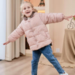 Enlifety 6M-5T Baby Toddler Winter Fleece Coat Boys Girls Cute Bear Ear Hooded Jackets with Pockets