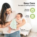 5-Pack Muslin Burp Cloths Baby Boy, Girl - Very Absorbent Baby Burp Cloth Rags, 8-Layers Viscose Derived from Bamboo Cotton Muslin Towel, Super Soft Spit Up Rags, No Shrink Washcloths (Roarsome)