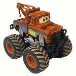 12 Styles Movie Cars 3 Black Storm Jackson Lightning McQueen Curz Mater Giant Wheels Cars 1：55 Diecast Vehicles Toys Set Children Car Toy (Mater)