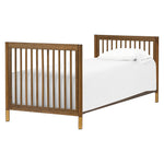 Babyletto Gelato 4-in-1 Baby Mini Crib Convertible to Toddler Bed, Daybed, Twin Bed - GREENGUARD Gold Certified, 4 Adjustable Heights - Made of 100% Solid Wood, Conversion Kit Sold Separately - Walnut