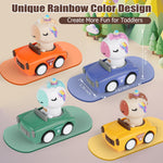 IOMDRWU Press to Go Car Toys for Toddlers 1-3, Animal Baby Cars, Push Go Friction Inertia Car, Infant 6-9-12-18 Month, 1st Birthday for 1-2 Year Old Boy Girl, Valentines Day Gift