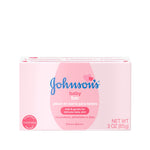 Johnson's baby bar packaging on a white background