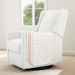 Delta Children 100% Cotton Flannel Baby Receiving Blankets for Girls and Boys – 30x30 Inches (Pack of 4), Pink Floral