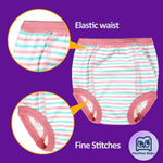MooMoo Baby Cotton Training Pants Strong Absorbent Toddler Potty Training Underwear for Baby Girl Pee Pants 2T