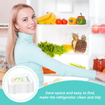 12 Pcs Clear Flat Breast Milk Freezer Storage Organizer with 48Pcs Small Labels Space Saving and Reusable Breastmilk Freezer Tray for Breastfeeding Bag Organization, 7.48 x 5.11 x 0.67 Inch