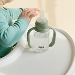BIBS Sippy Bottle 150 ml – Leak-Proof Toddler Cup with Easy-Grab Handles & Soft Silicone Spout – BPA-Free Baby Training Cup - Blush