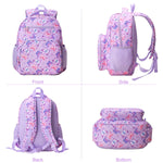 RHCPFOVR Kids Backpack for Girls - Girls Backpack 3-8 Ages Butterfly for Kids 15 Inch School Bookbag for Kindergarten Elementary School Bookbag for Girl 1st 2nd Grade