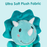 iPlay, iLearn Baby Dinosaur Musical Toys, Newborn Boys Gift, Soft Dino Plush Stuffed Animal, Infant Light Music Time, 1st Easter Basket Shower Stuffers for 0 1 2 3 6 9 12 18 Month 1-3 Yrs Toddler Girl