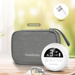 Koalababy Electric Nasal Aspirator for Baby – Hospital-Grade Nose Suction, 9 Suction Levels, Baby Nose Sucker, Nasal Cleaner, Night Light & Music, Soft Silicone Tips, Travel Bag