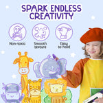 TinyGeeks 16 Rocket Crayons - Non Toxic, Washable - For Toddlers, Kids Ages 4-8 - Easy To Hold, Baby's Crayons For Toddlers 3-10 Years