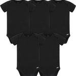 Gerber baby-boys 5 Pack Onesies Multi-packs Bundle Interlock 180 Gsm