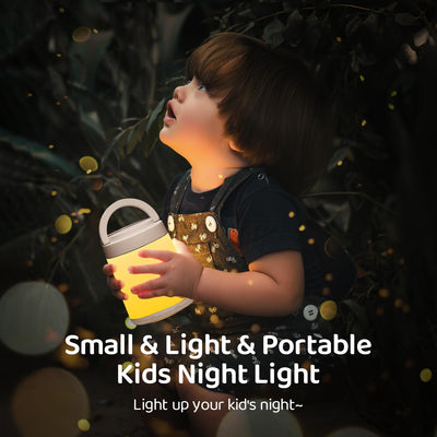 10 Color+8 Dim Kids Night Light, Remote+Timer+Touch, Portable+Rechargeable Night Light for Baby Nursery Lamp [Gifts]