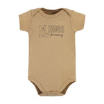 Hudson Baby Unisex Baby Cotton Bodysuits, Teddy Bears 5-Pack, 0-3 Months