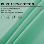 Shouldin 2-Pack Kids Cotton T-Shirts Short Sleeve Basic Tops for Toddlers Boys and Girls