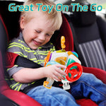 JRUXJWI Montessori Toys for Baby 18-24 Months Busy Cube Sensory Toddler Toys Age 2 3 4 Airplane Plane Car Travel Toy for Early Learning Birthday Gift……