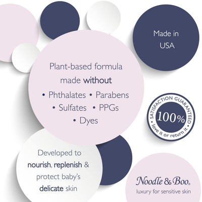Noodle & Boo Delicate Baby Powder, Natural, Talc Free, 8.8 oz