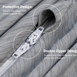 INSEN Cooling Pregnancy Pillow, Maternity Pillow for Pregnant Women, C Shaped for Side Sleeping(Cooling Silky Grey)