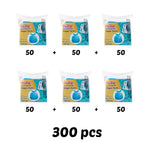 Nuby Diaper Disposal Bags for Baby - (6-Pack) 50 Count Disposable Bags - Fresh Baby Powder Scent - Blue