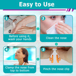 Joworthy 32 Pcs Swimming Nose Clip for Kids Age 7+ and Adults, 8 Colors