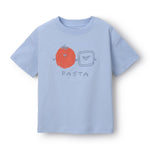 Otter Avenue Neutral Short-Sleeve Relaxed Tee, Blue, 2T