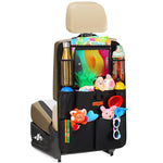 SURDOCA Upgraded Car Organizer with 11-inch Tablet Holder, 8 Pockets, Car Seat Protector for Road Trips - Car Storage and Organizers for Kids