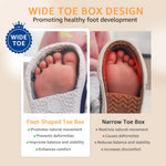 STQ KIDS Toddler Wide Toe Box Shoes Girls Barefoot Shoe Girl Sneakers Little Kids Walking Running Tennis Athletic Shoes Non-Slip Zero Drop Breathable School Sneaker Beige Toddler Size 6
